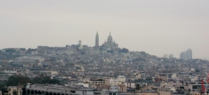 Sacre Coeur Cathedral is a prominent landmark as Paris's highest point. I had many adventures in that area, including an unforgettable wedding ceremony!