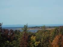 A view of the Minas Basin from Wolfville, N.S.
